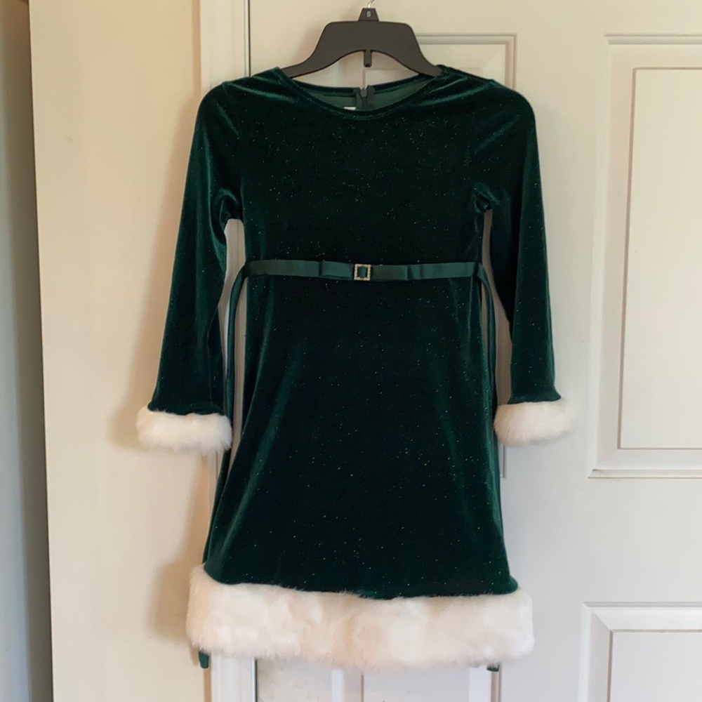 Beautiful girl's holiday dress